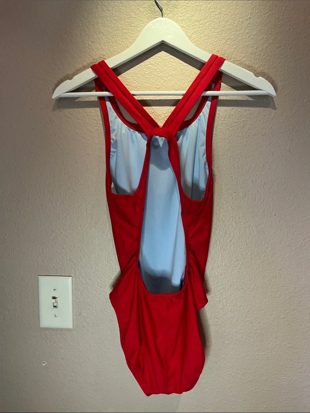 Nike Women’s Red Swimsuit Team Lifeguard Size 10 or 36